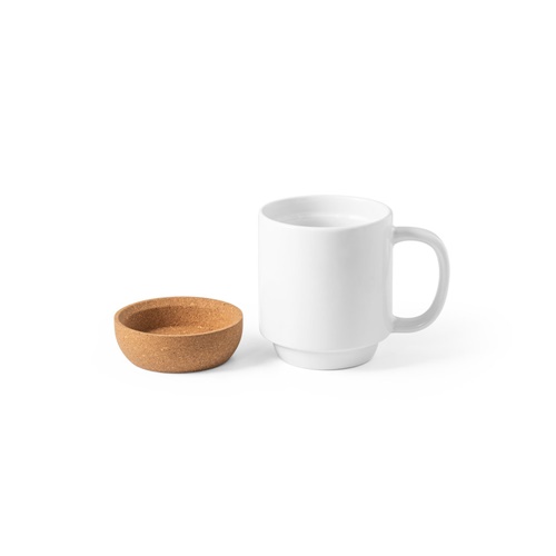 white RORY SUB. Taza de cerámica con revestimiento para sublimación 390 mL