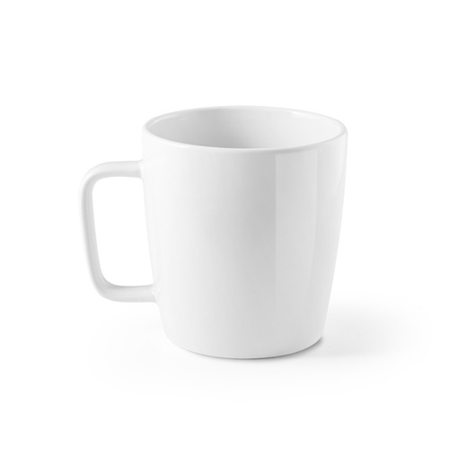 DHONI WHITE. Taza de cerámica 450 ml