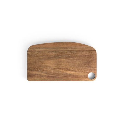 natural oscuro CAPER. Tabla de madera de acacia