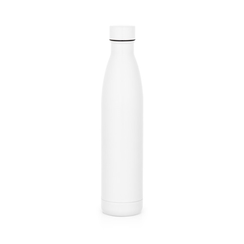 blanco RE-BUFFON XL II. Botella de acero inoxidable de doble pared (90% reciclado) 1L