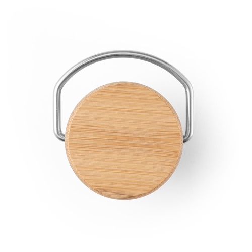 negro EWING. Botella de acero inoxidable de pared simple (90% reciclada)