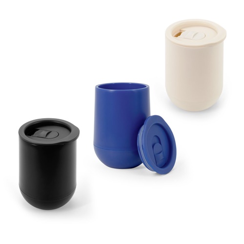 ADLINGTON. VASO DE VIAJE DE PP CON AISLAMIENTO DE AIRE DE DOBLE PARED