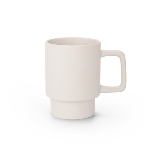 KUERTEN. Taza de cerámica con acabado mate, 330 mL
