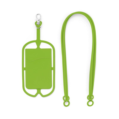 verde claro NICOLAUS. Tarjetero con soporte para smartphone