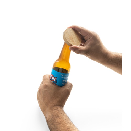 natural AMCHUR. Posavasos de bambú con desencapsulador