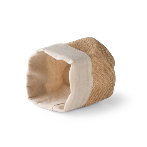 natural DUCASSE. Bolsa multiusos en yute (260g/m²) y algodón (120g/m²)