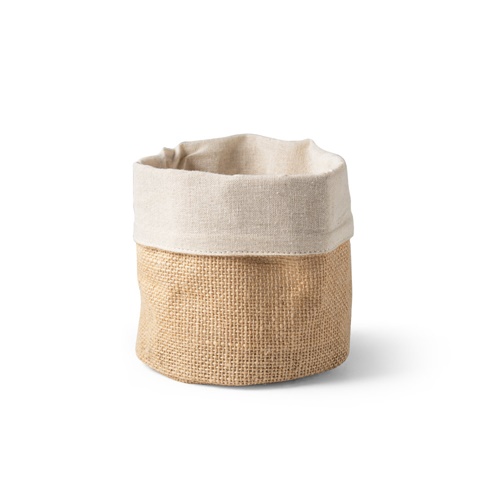 natural DUCASSE. Bolsa multiusos en yute (260g/m²) y algodón (120g/m²)