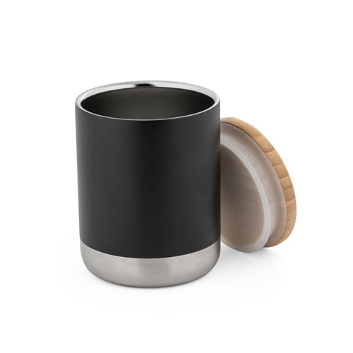 NORRE TUMBLER. Vaso de acero inoxidable (36% reciclado) con pared doble de insolacion 370 mL