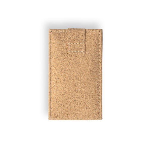 natural ZENA. Conjunto de manicura em aço inoxidável numa bolsa de cortiça