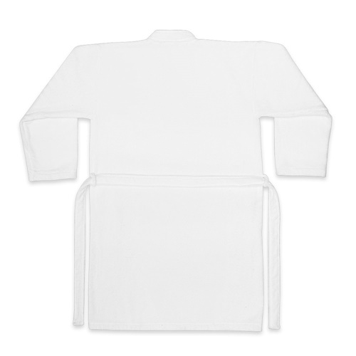white RUFFALO. AlAlbornoz (350 g/m²) confeccionado en algodón (82%) y algodón reciclado (18%)