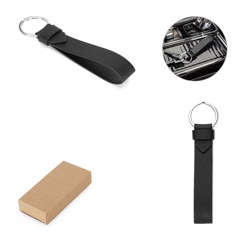 WATOE. LLAVERO DE PU CON ANILLA