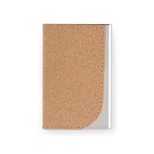 GOSLING. Set compuesto por un tarjetero y un llavero, ambos de metal y corcho