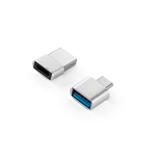 MINSKY. Set de 2 adaptadores USB-A / USB-C de aluminio
