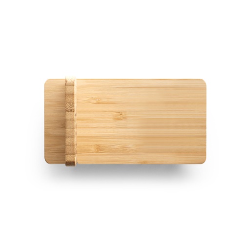 LANGE. Soporte para smartphone con cargador inalámbrico, rápido, de 15 W en bambú