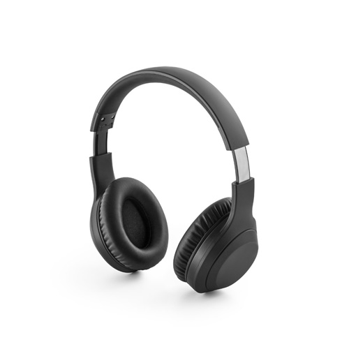 black BETTENCOURT. Auriculares inalámbricos plegables con ANC y 15h de autonomía, fabricados en ABS reciclado (100% rABS)