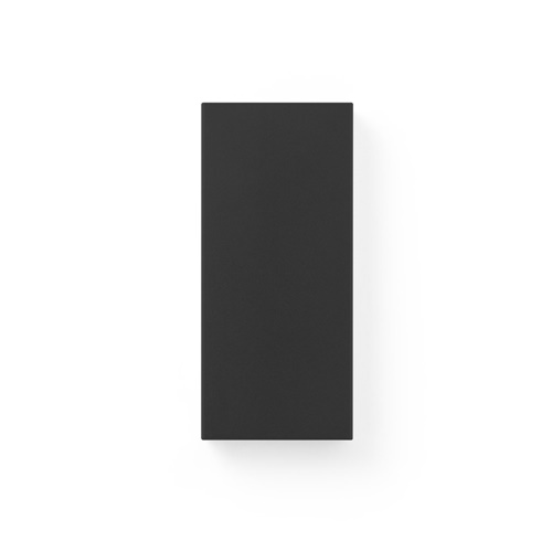 negro DOROTHY 10. Power bank 10'000 mAh en aluminio reciclado (100% rAL)