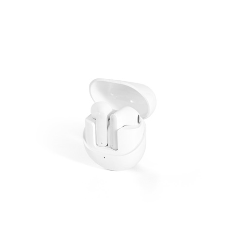 white BURTON. Auriculares inalámbricos con 8 horas de autonomía en ABS reciclado (100% rABS)