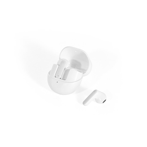 white BURTON. Auriculares inalámbricos con 8 horas de autonomía en ABS reciclado (100% rABS)