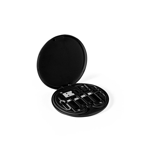 SYSTROM. Cable de carga ultrarrápida y set de adaptadores ABS reciclado (100% rABS)