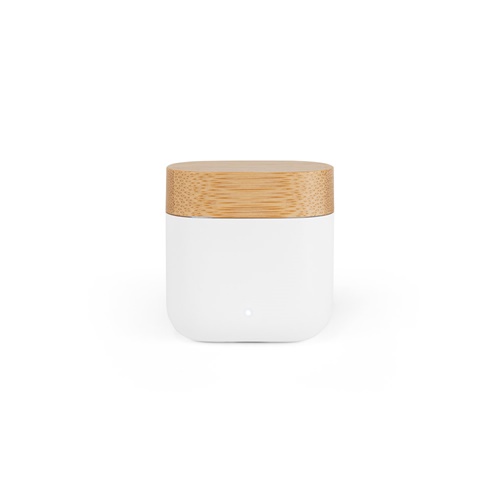 white COBAIN. Auriculares inalámbricos con 5h de autonomía en ABS reciclado (100% rABS) y bambú