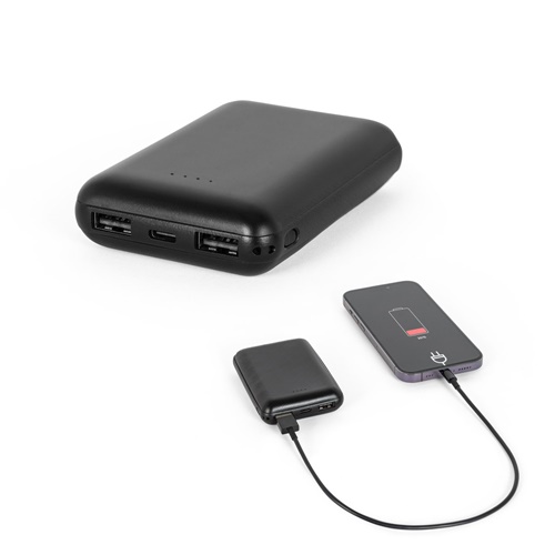LEAKEY 8. BATERÍA EXTERNA DE 8'000 MAH EN ABS RECICLADO (100% RABS)