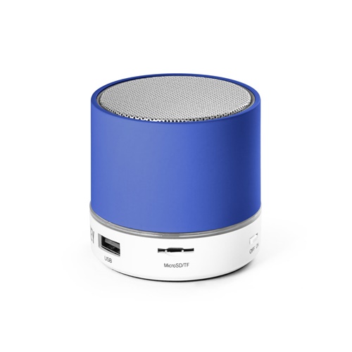 azul royal PEREY. Altavoz portátil con micrófono