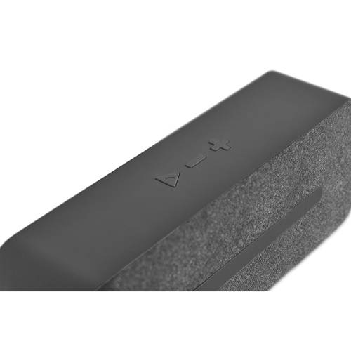 gris oscuro THUNDER. Altavoz portátil con micrófono