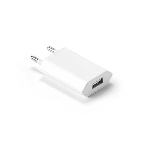 WOESE. Adaptador de corriente USB-A 5W fabricado en ABS reciclado (100% rABS)