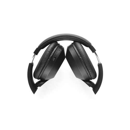 black HENDRIX. Auriculares inalámbricos plegables con 20h de autonomía en ABS reciclado (100% rABS)