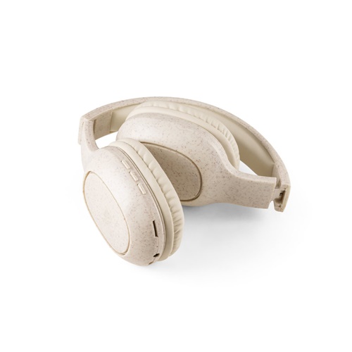 natural FEYNMAN. Auriculares inalámbricos plegables con 4h de autonomía, fabricados con paja de trigo y ABS