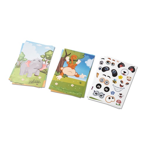 MADAGASCAR. Juego de pegatinas