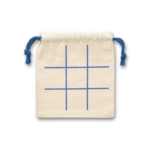 natural claro CROSSES. Clásico juego del tres en raya compuesto por 10 piezas de madera contrachapada