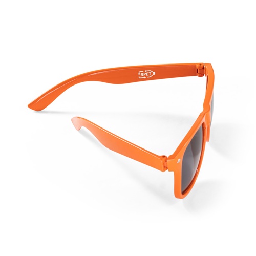 orange SALEMA. Gafas de sol de poliéster reciclado (100% rPET)