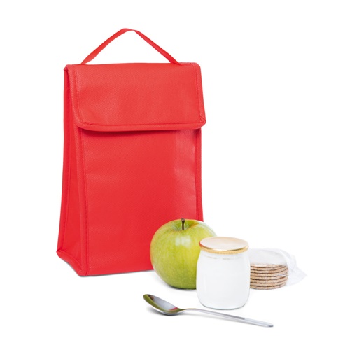 red OSAKA. Bolsa térmica plegable 2 L en non-woven (80 g/m²)