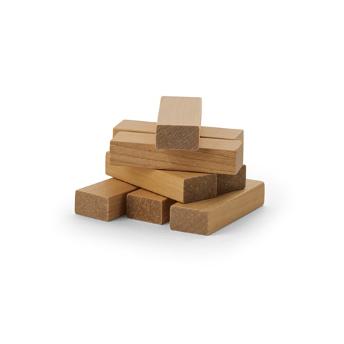 natural claro FLIK. Juego de madera con 54 piezas