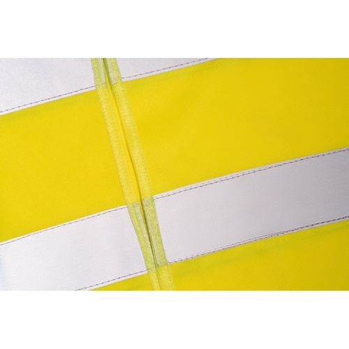 yellow YELLOWSTONE. Chaleco de alta visibilidad hecho en poliéster 100%