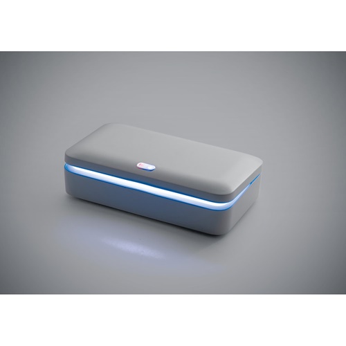 white BACTOUT. Caja esterilizadora UV cargador Inalámbrico rápido