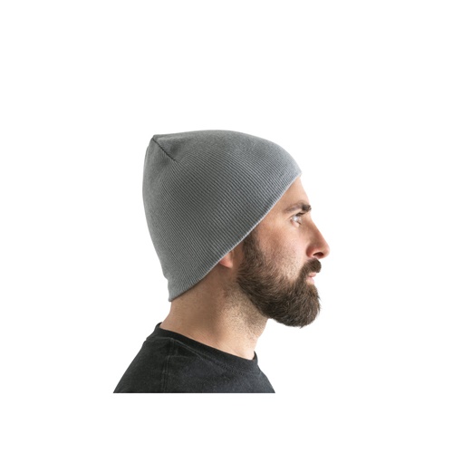 gris claro HAWK. Gorro unisex poliéster reciclado (100% rPET)