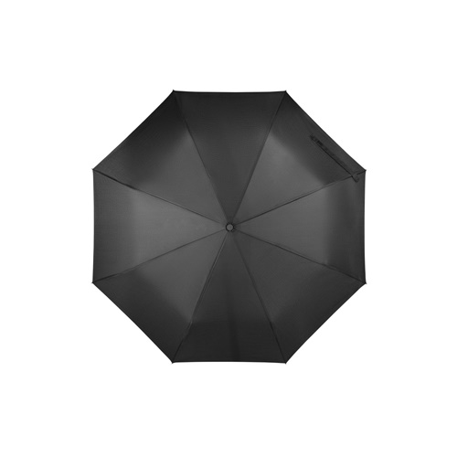 black CIMONE. paraguas plegable poliéster reciclado (100% rPET) \