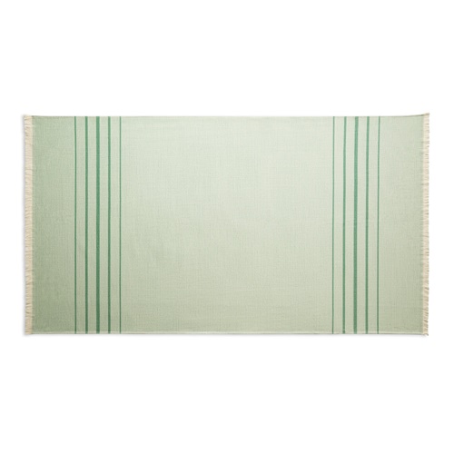 green CAPLAN. Toalla multifuncional (260 g/m²) fabricada en algodón ligero y resistente (90%) y algodón reciclado (10%)