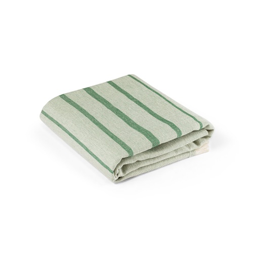 green CAPLAN. Toalla multifuncional (260 g/m²) fabricada en algodón ligero y resistente (90%) y algodón reciclado (10%)