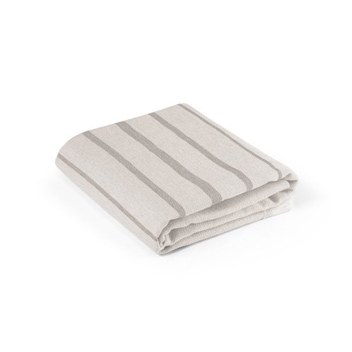 gris claro CAPLAN. Toalla multifuncional (260 g/m²) fabricada en algodón ligero y resistente (90%) y algodón reciclado (10%)