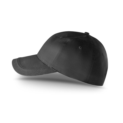 black RYAN. Gorra confeccionada en algodón cepillado (65% reciclado)