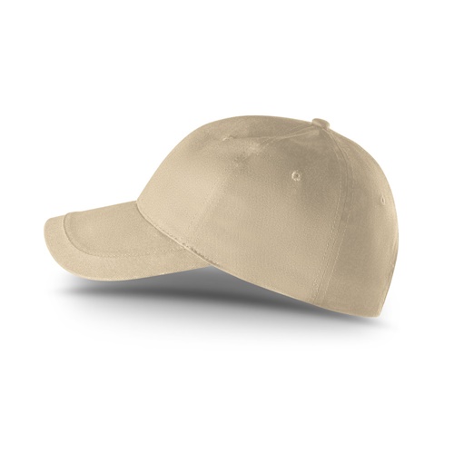 beige RYAN. Gorra confeccionada en algodón cepillado (65% reciclado)