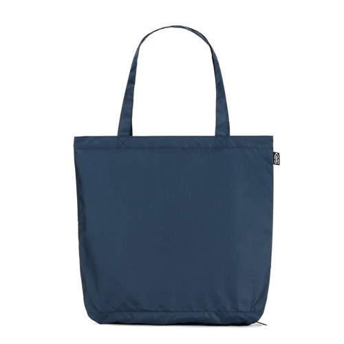 blue SKYLAR. Paraguas 2 en 1 con bolsa de compra de poliéster reciclado incluida