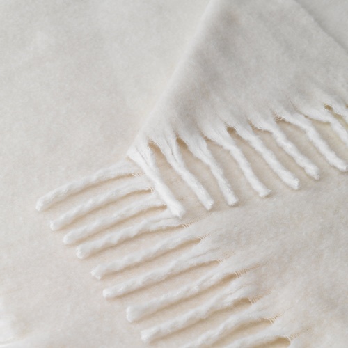 COMFY. Manta de poliéster reciclado (100 % rPET) (300 g/m²), con tacto de mohair