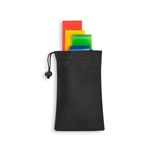 BURPEE. Juego de bandas elásticas de resistencia con bolsa de tela no tejida