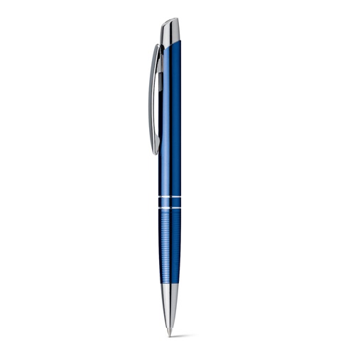 azul royal 11101. Bolígrafo de aluminio