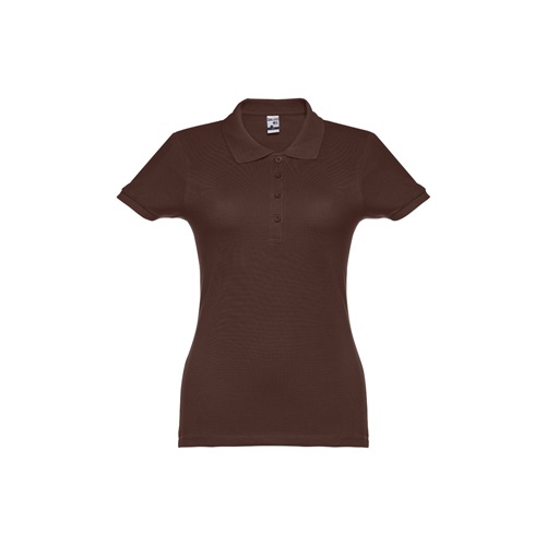 castaño oscuro THC EVE II. Polo de mujer