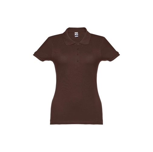 castaño oscuro THC EVE II. Polo de mujer